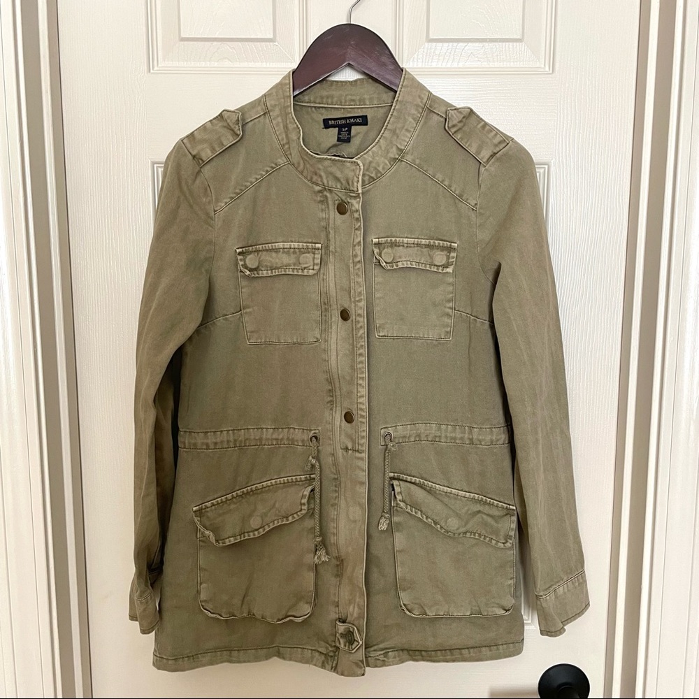 British Khaki Green Utility Jacket